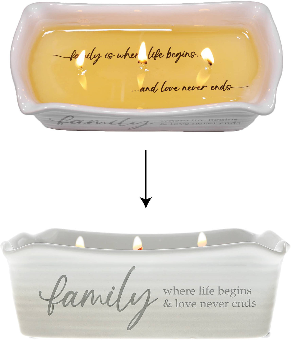 Family - 12 oz - 100% Soy Wax Reveal Triple Wick Candle