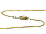 Necklace Cross Nail Gold Over Sterling Silver 18"