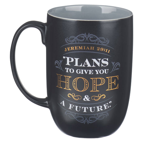 Mug Black/Gray Hope & a Future Jer. 29:11