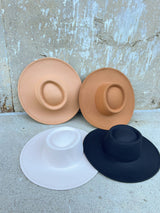 All Colors Restock! Vegan Felt wide Brim Bolero hat