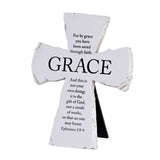 Tabletop Cross Grace Eph. 2:8-9 7H