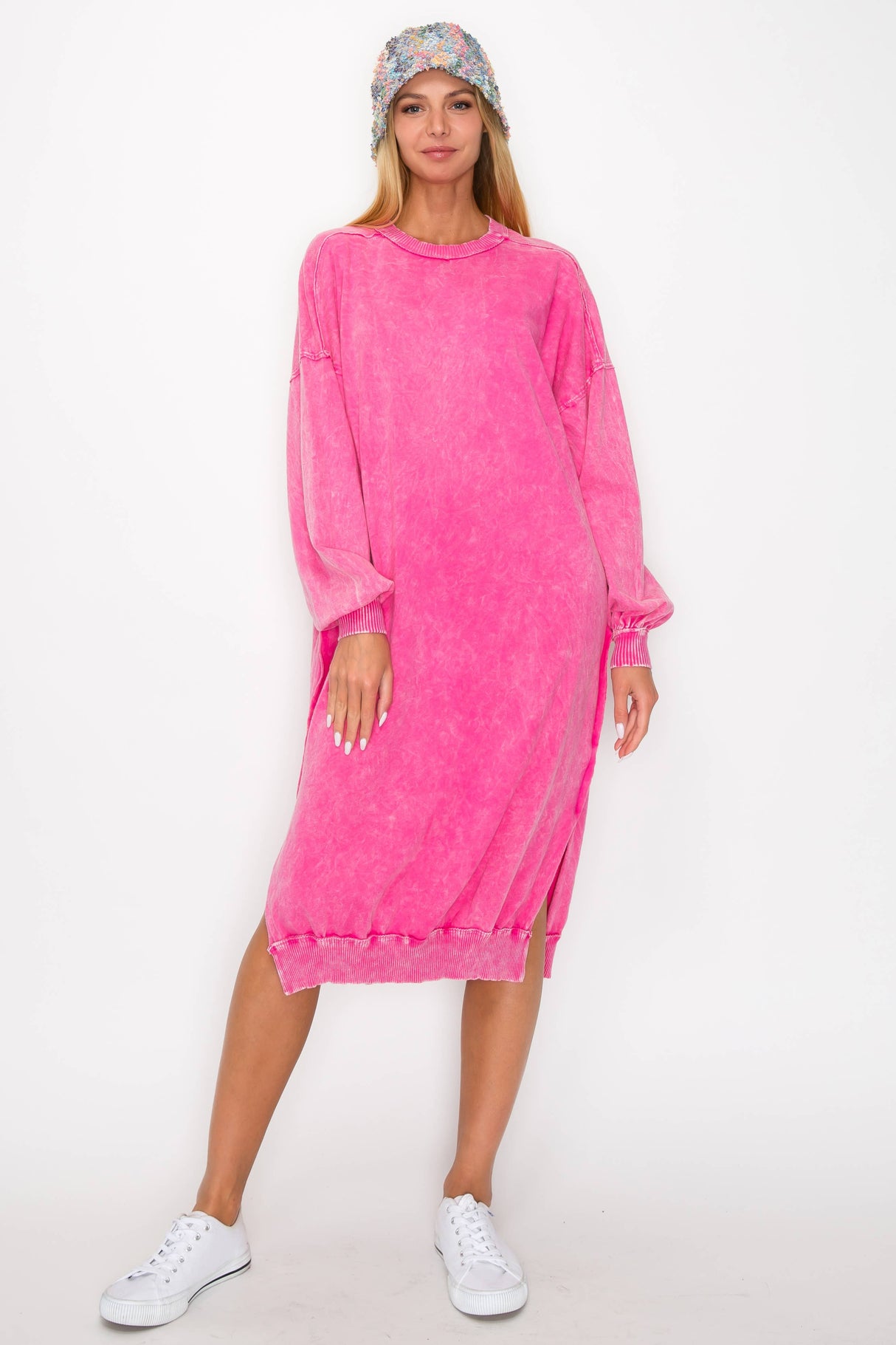 Mineral Wash Terry Comfy dress