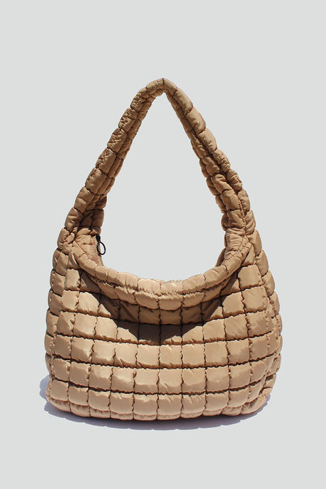 Cleo Slouchy Quilted Tote