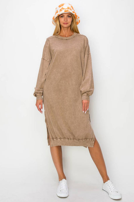 Mineral Wash Terry Comfy dress