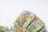 PS15 Pink Floral Jacquard Strapless High-Low Midi Dress