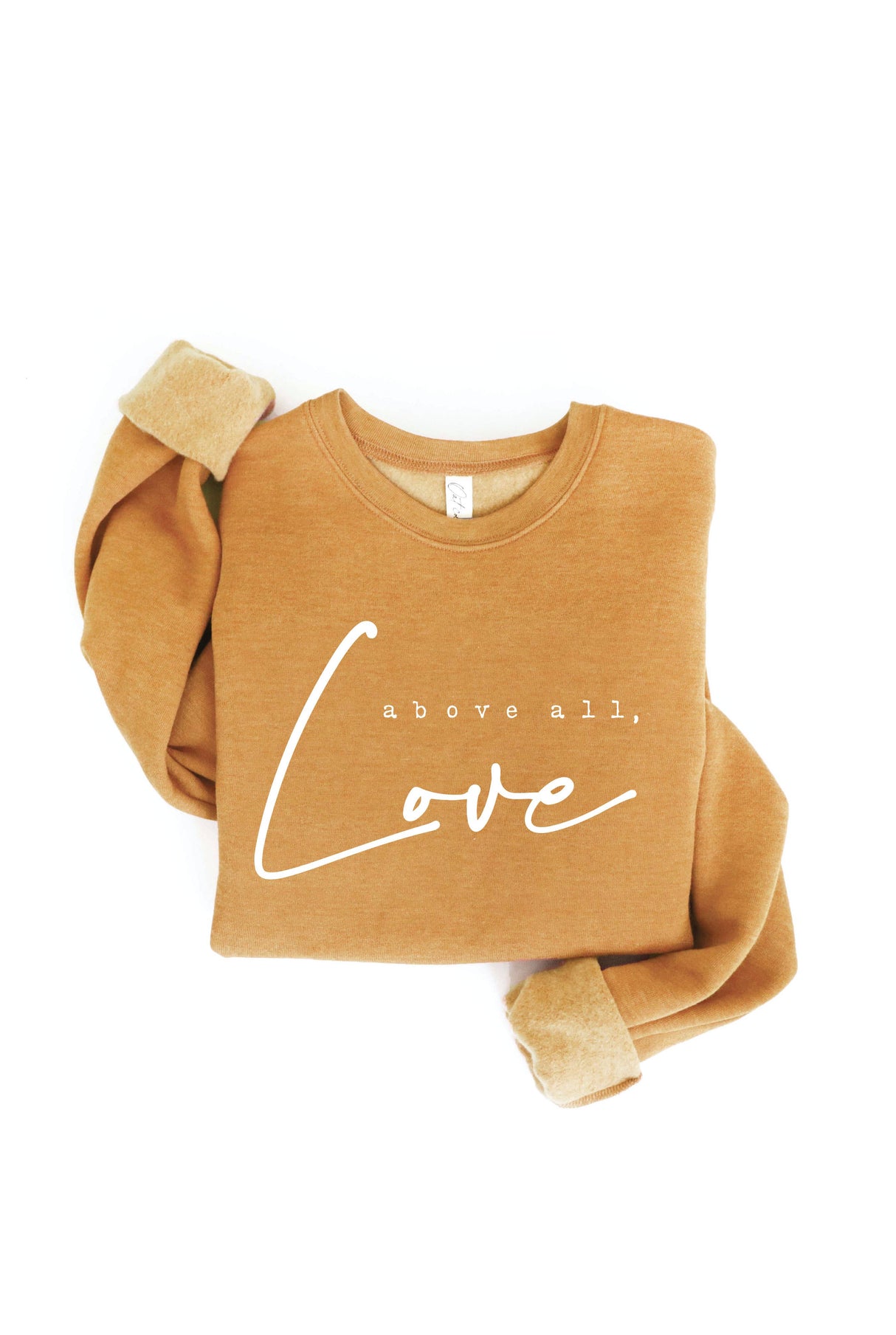 ABOVE ALL, LOVE Graphic Sweatshirt