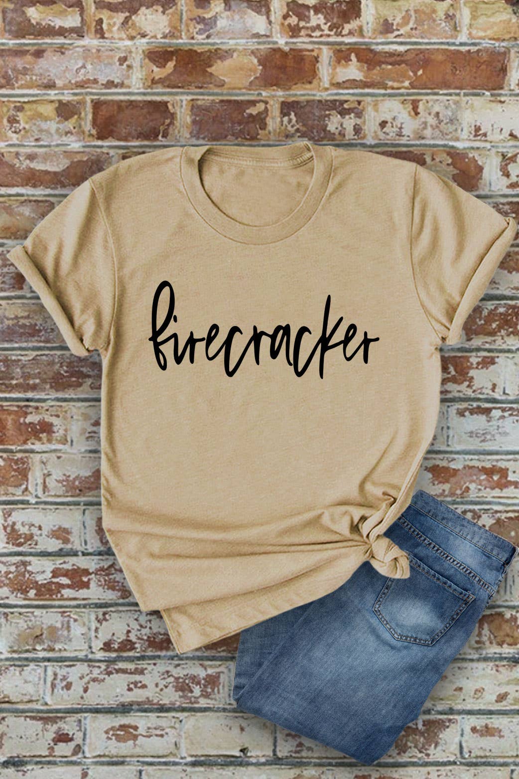 Firecracker, 4th of July, Unisex Round Neck T-Shirt