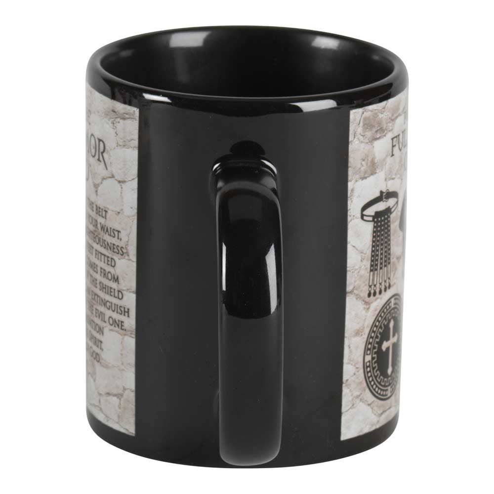 Armor Of God Ceramic Mug Black 11 oz
