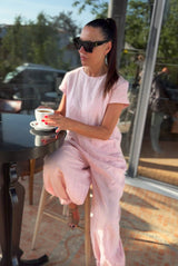 Sleeveless Linen Jumpsuit Lilian