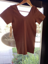 SML639 Short Sleeve V-Neck Top