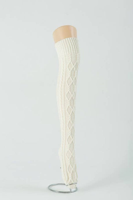 CABLE KNIT WINTER WARM KNEE HIGH SOCKS_CWMS015