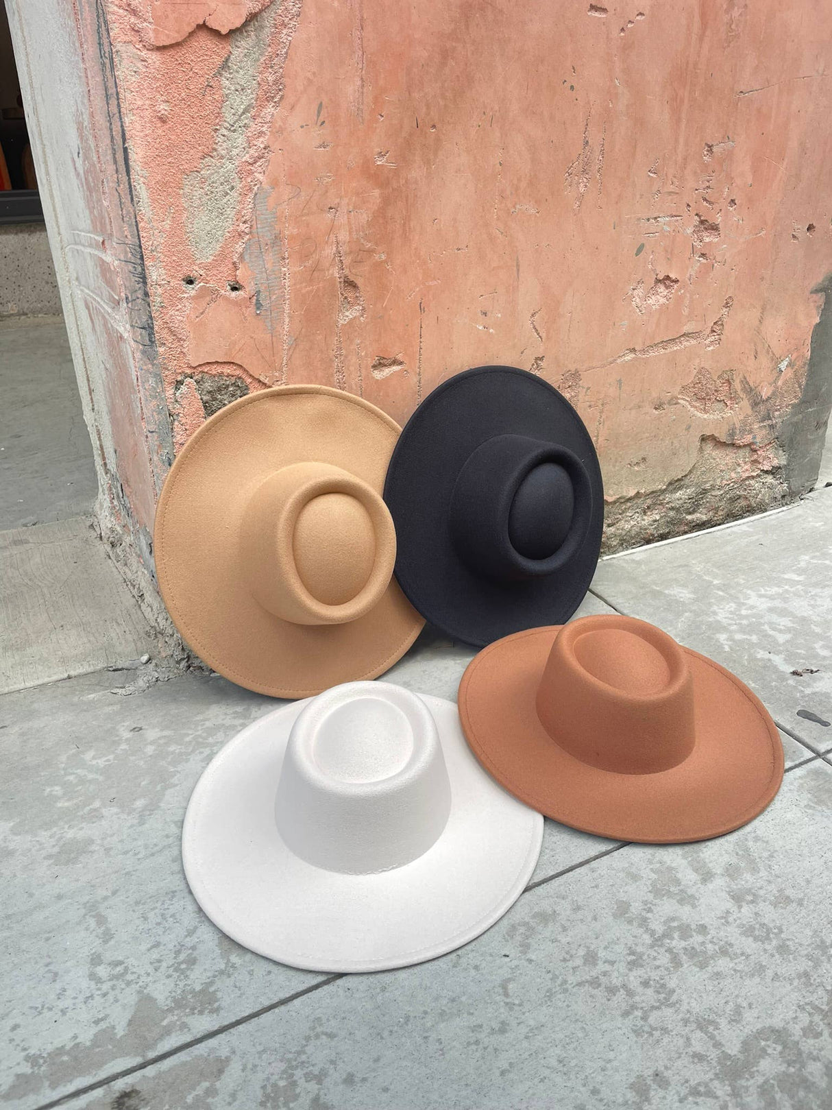 All Colors Restock! Vegan Felt wide Brim Bolero hat
