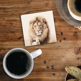 Lion & Lamb Coaster