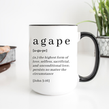 Agape Love Valentines Day Mug Christian Mug