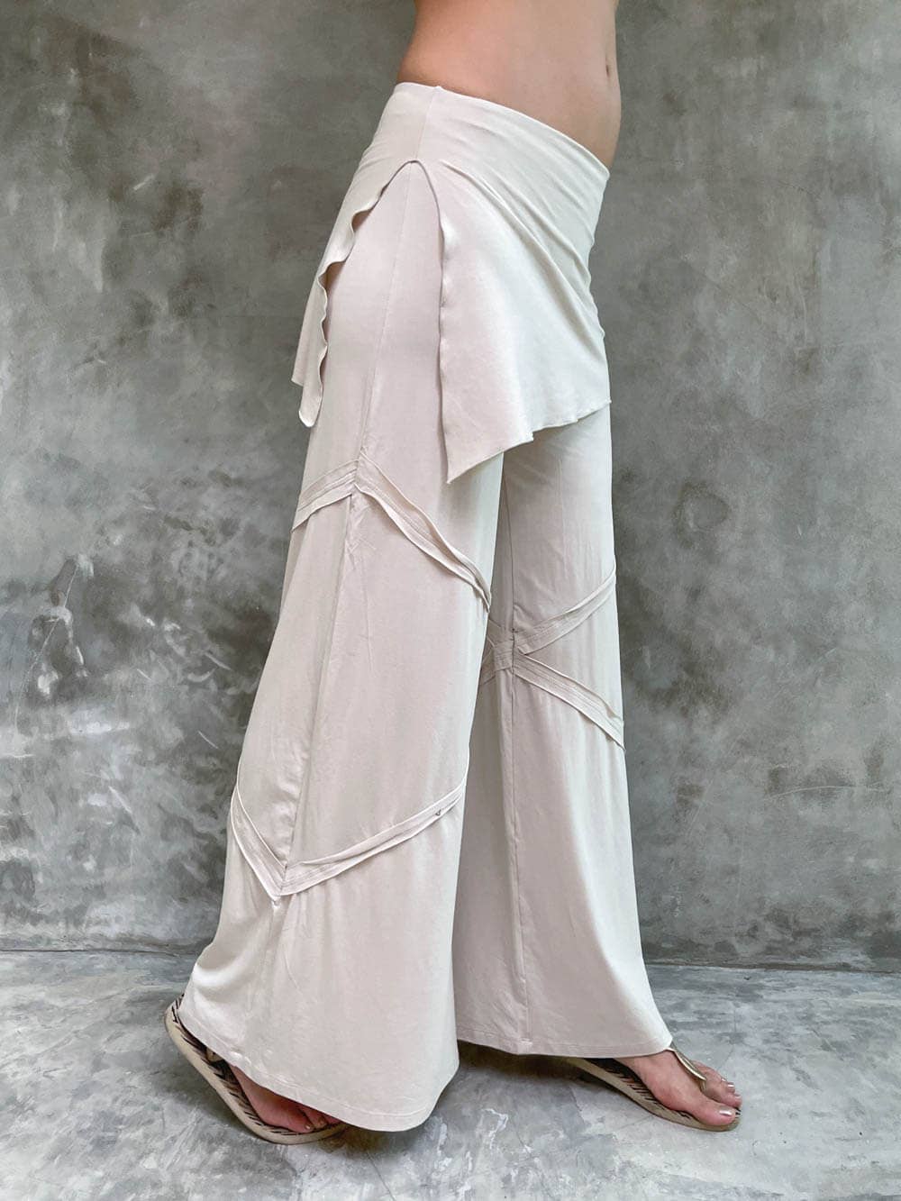 Wide Leg Panel Pants