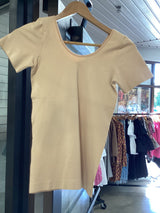 SML639 Short Sleeve V-Neck Top