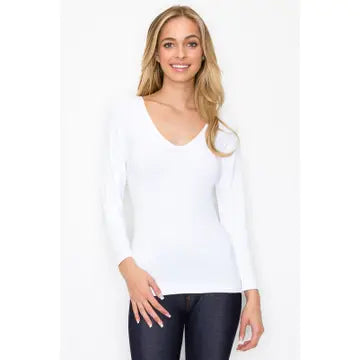 SML640N Reversible V Neck/Crew