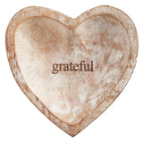 Wood Heart - Grateful