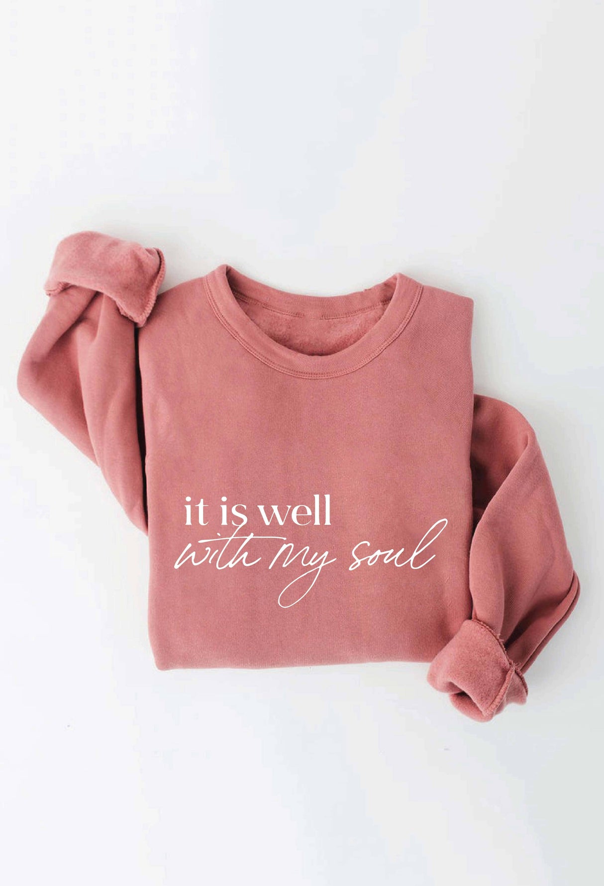 IT IS WELL WITH MY SOUL Graphic Sweatshirt Top