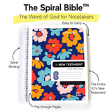 Spiral Bible™ - KJV New Testament - Floral