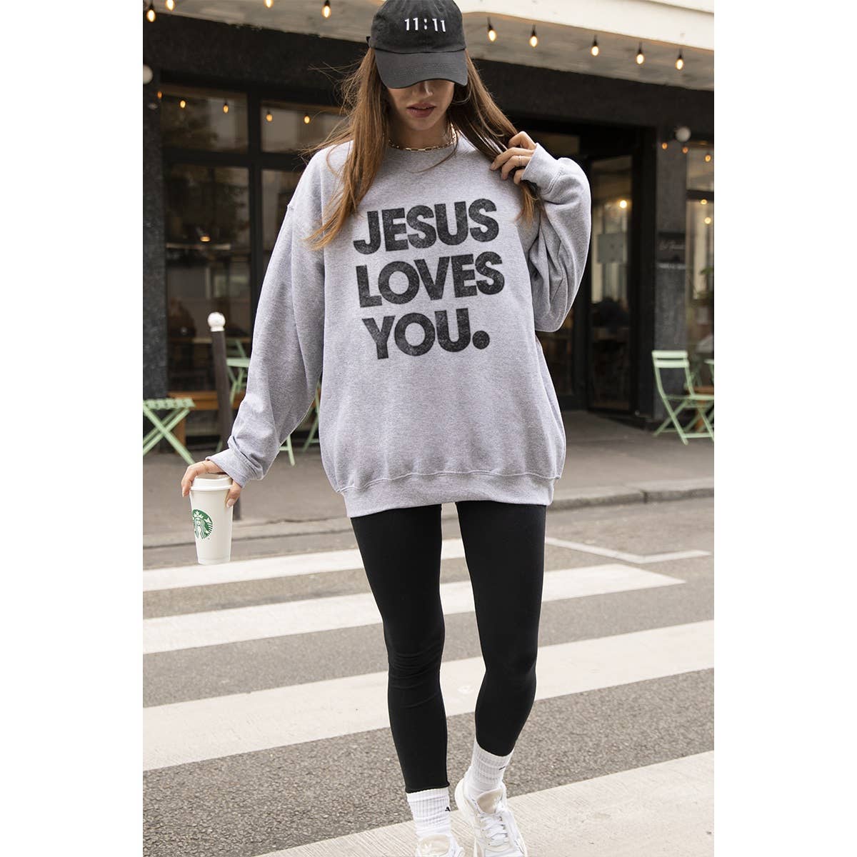 JESUS LOVES YOU VINTAGE  GRAPHIC SWEATSHIRTS