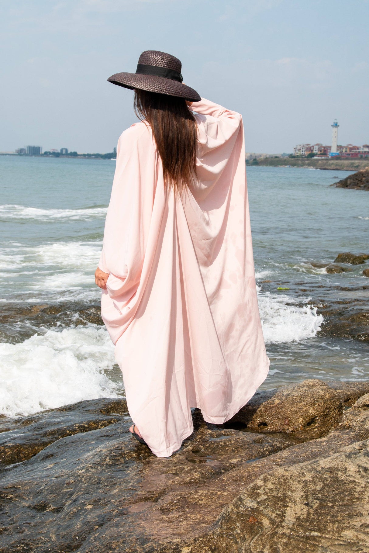 Powder Long Women Kaftan Dress PREA