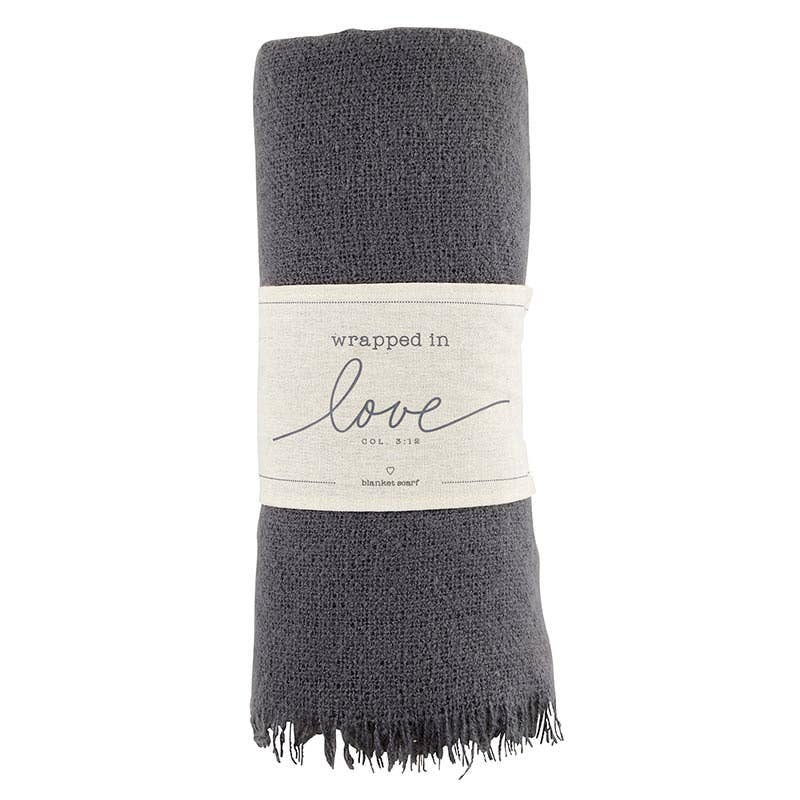 Wrapped in Love Scarf - Grey