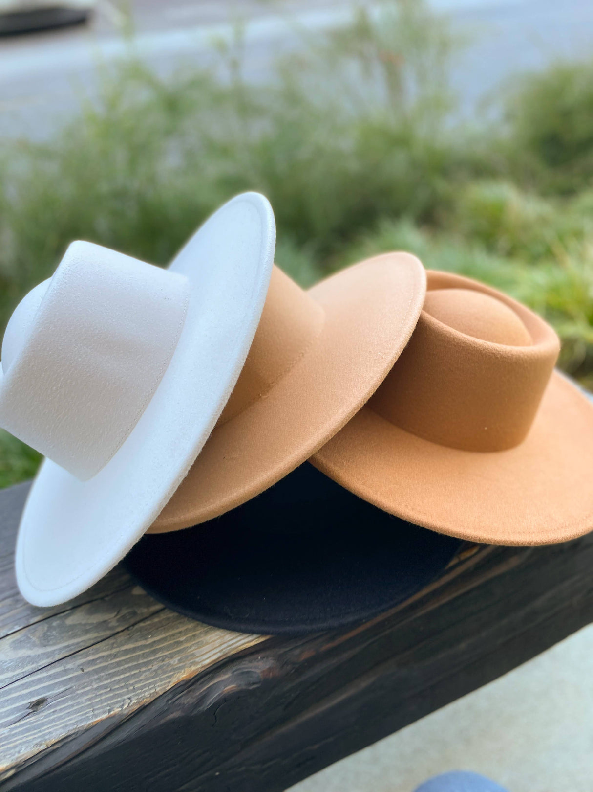 All Colors Restock! Vegan Felt wide Brim Bolero hat