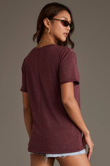 Burgundy Wine Tee