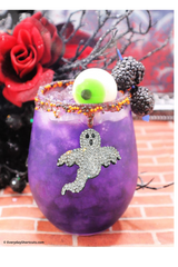 Ghost Jeweled Stemless Wine Glass