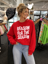 Reason For the Season Crop Sweatshirt