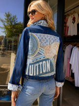 Luxury Denim Light Blue LV