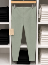 B4292GN High Waist Full Length Legging with Simple Denim Twill