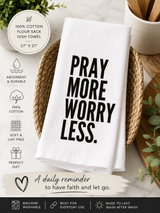 HBF Dish Towel Pray More
