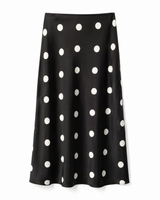 DS52120 Polka Dot Long Skirt