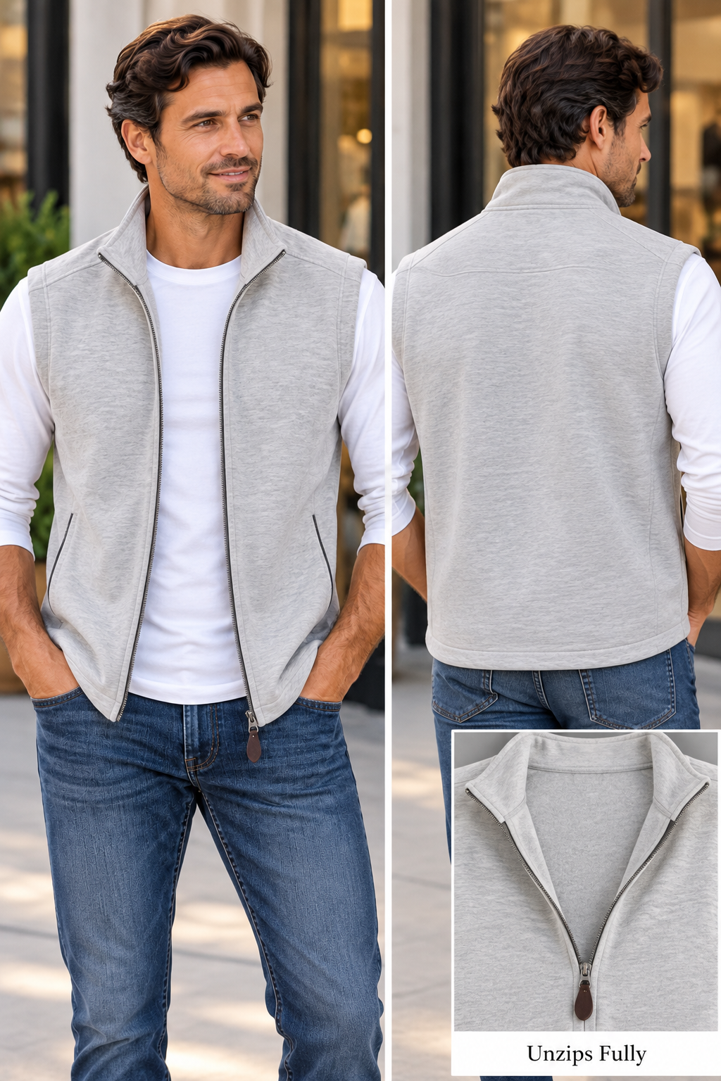 74-7521 Reversible Solid Vest