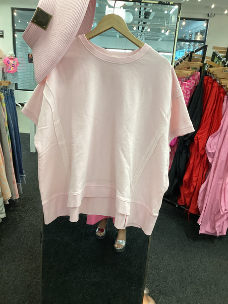 IKT201070-01 French Terry S/S OS Sweatshirt