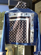 Luxury Denim Blk LV White