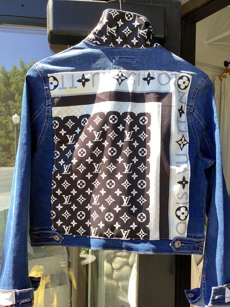 Luxury Denim Blk LV White