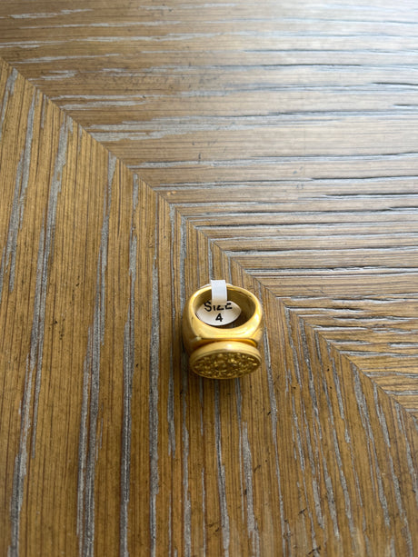 20X GOLD STEEL BAND RING