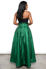 HS2321 High Waisted High Low Skirt Belt
