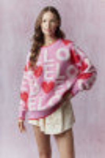 IKT39362-03 Valentine Loose Sweater