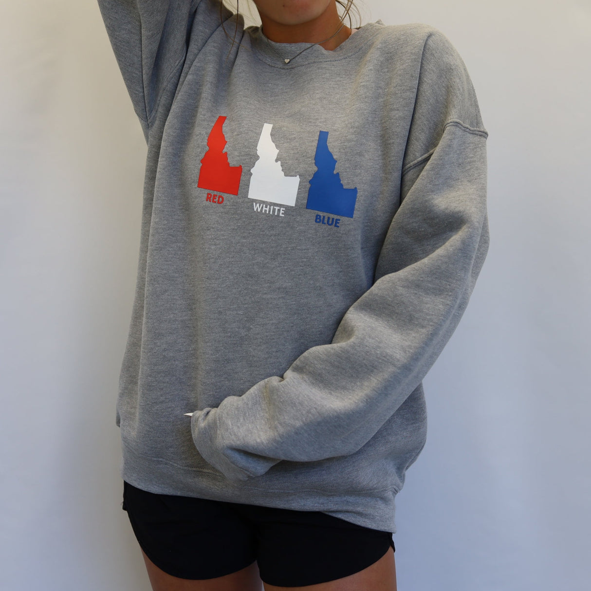 11SRSU SAVIOR "Idaho Red White Blue" Unisex Sweatshirt