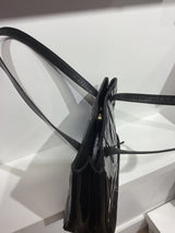 Black Patent Leather Tote