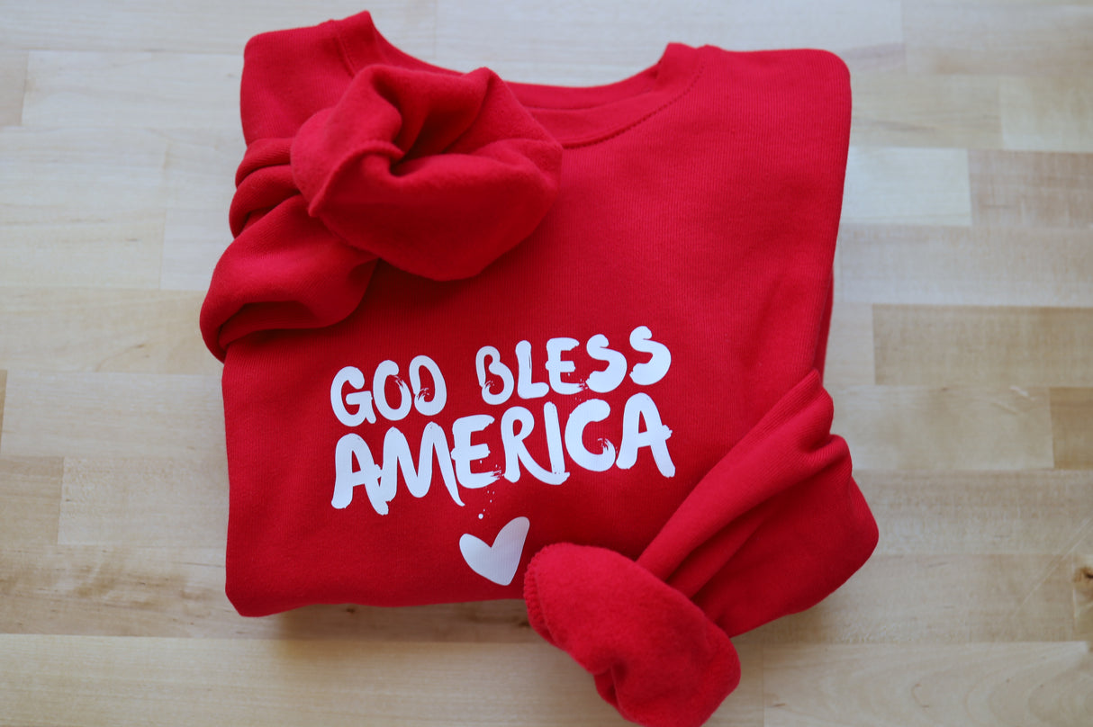 15SRSU SAVIOR "God Bless America" Sweatshirt