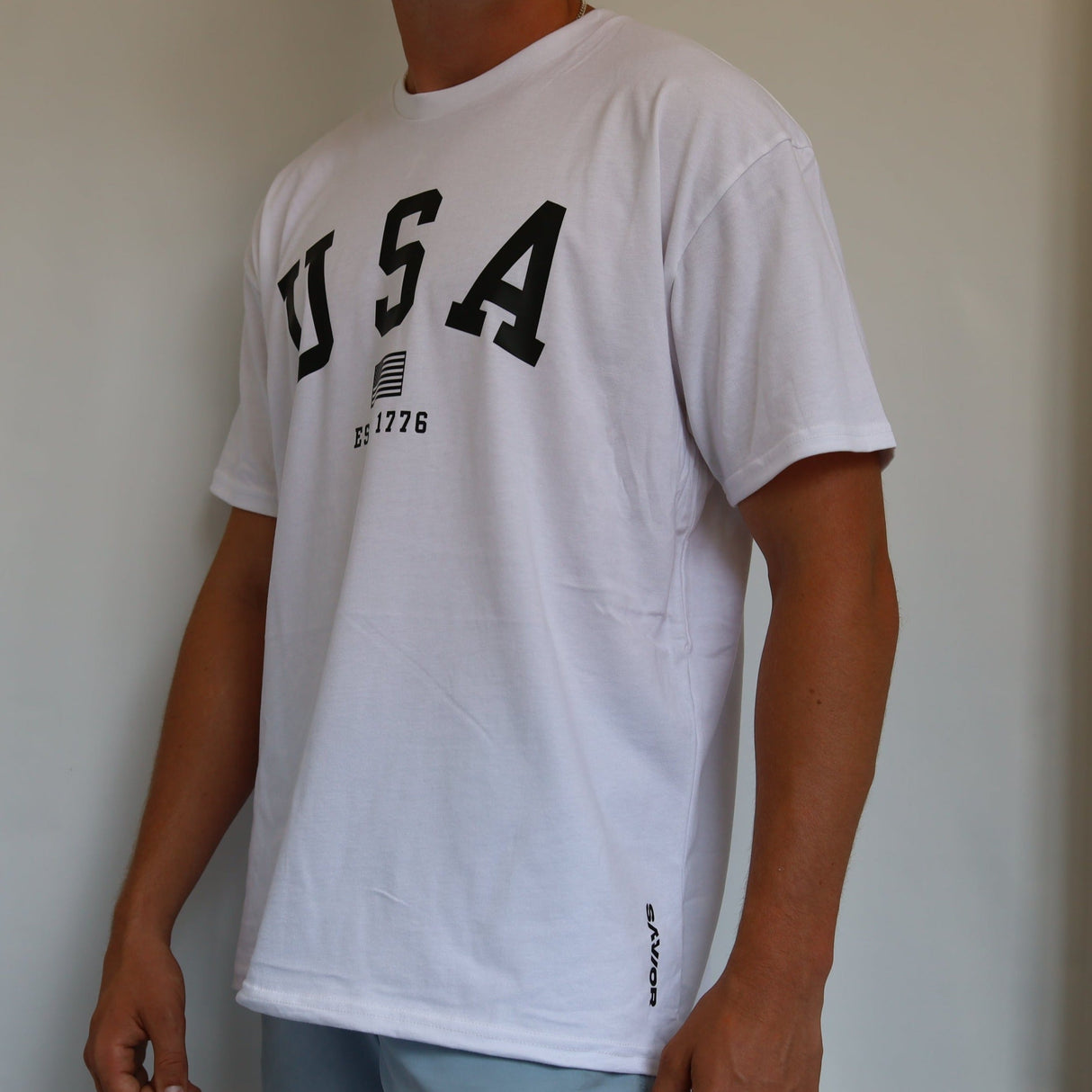 07SRCTU SAVIOR "USA Est 1776" T-Shirt