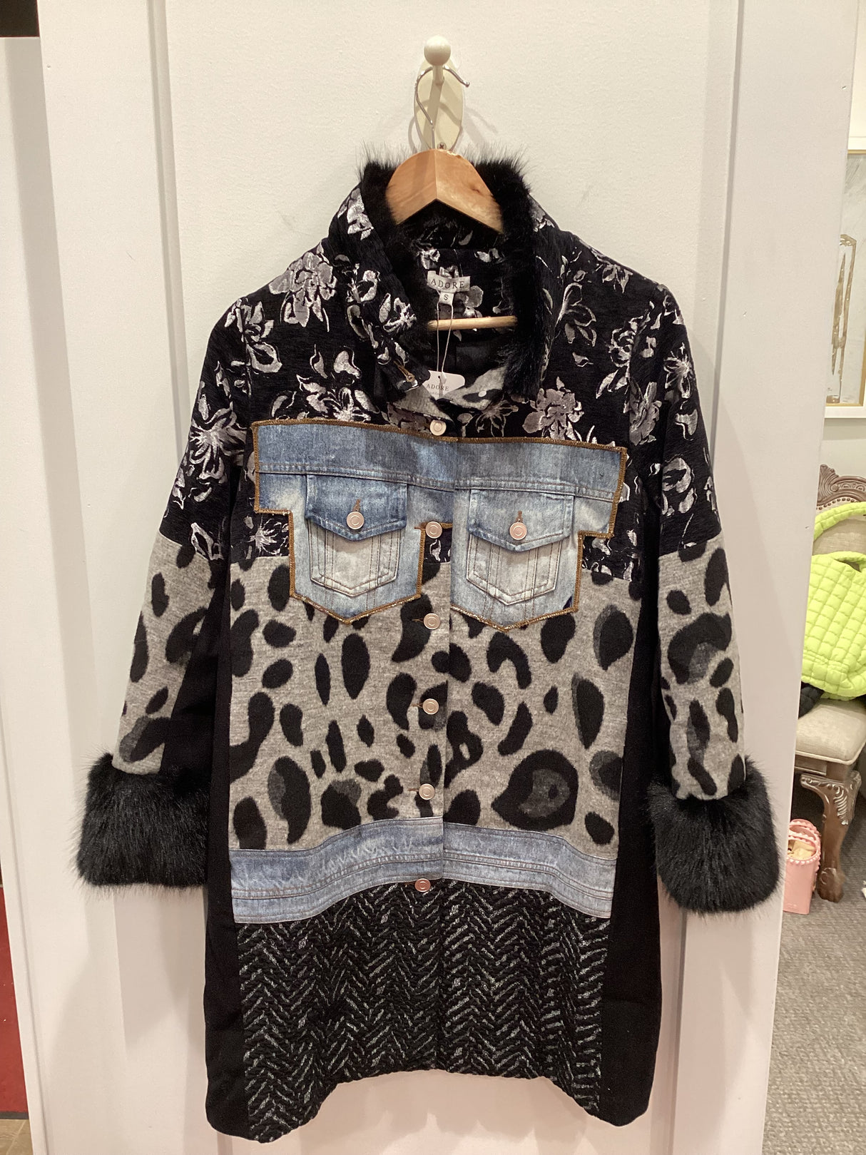 BS2544 Mixed Media Jacket