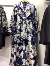 F22041 BGE NVY Double Collar Dress