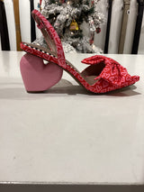 Betsy Johnson - Red Multi Heart Platform Heel