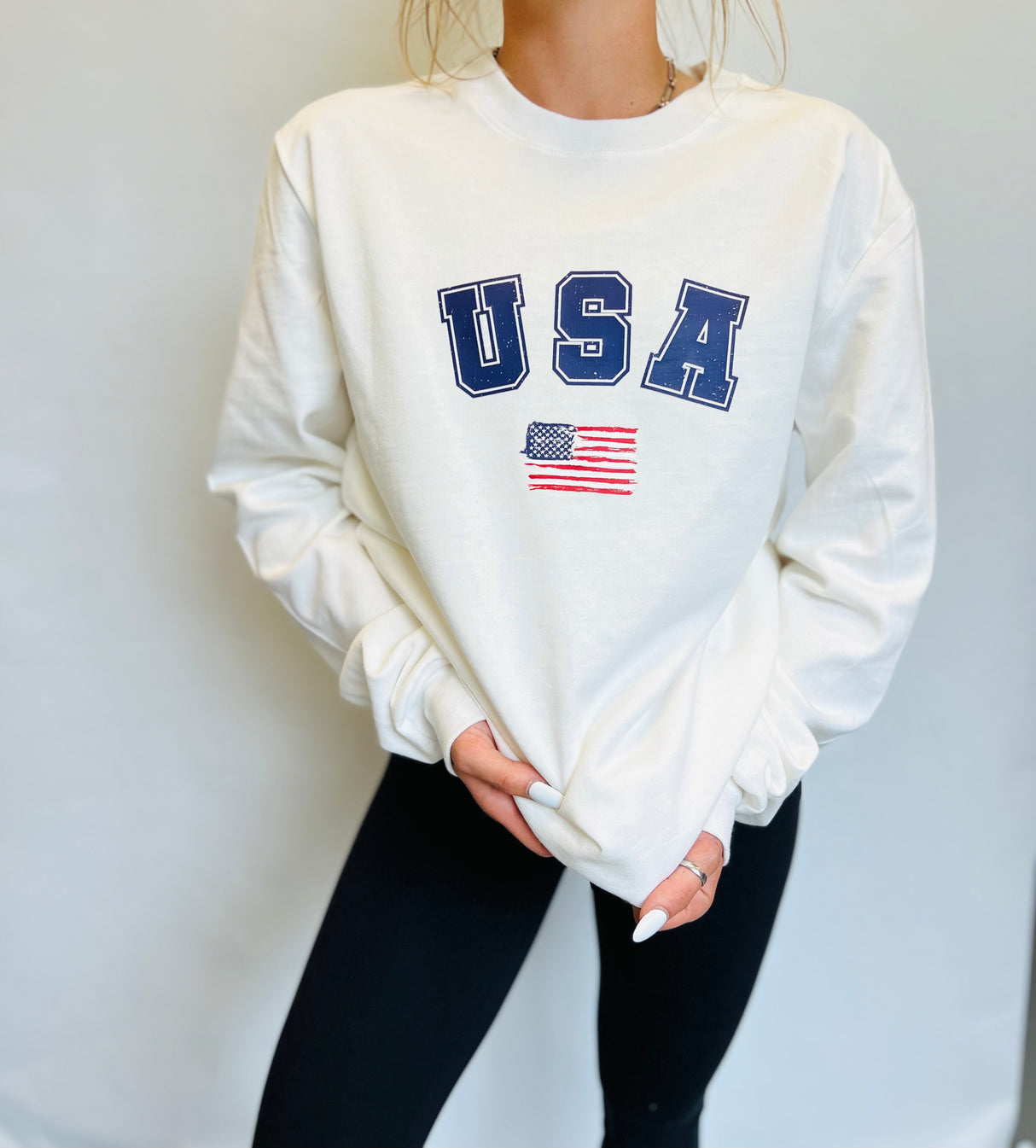 09SRSU SAVIOR "USA" W/Flag Sweatshirt